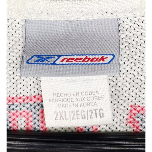 VTG Reebok New Jersey Nets #5 Jason Kidd NBA Mesh Jersey White Men’s 2XL - Picture 4 of 4